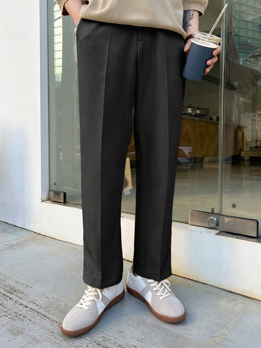 Men Fashionable Summer Simple And Versatile Casual Suit Pants