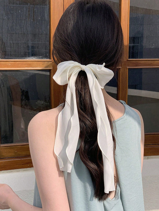 Butterfly Bow Decorated Daily Fashion Hair Scrunchie