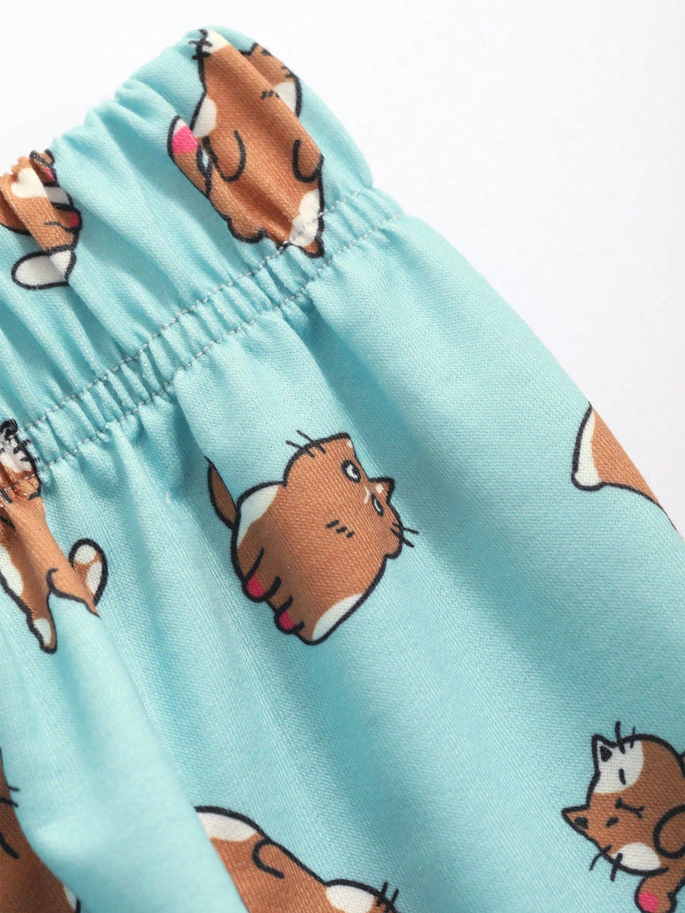 Cute Cat Patterned Casual Comfortable Pajama Pants