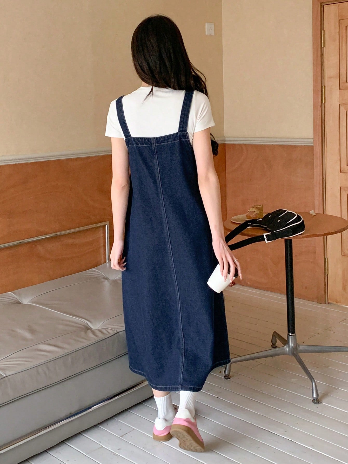 Women's Denim Overall Dress