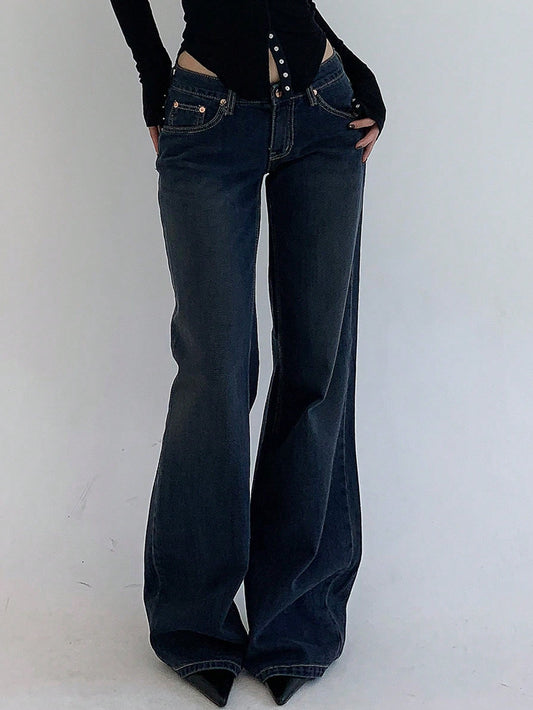 Low Waist Flared Jeans