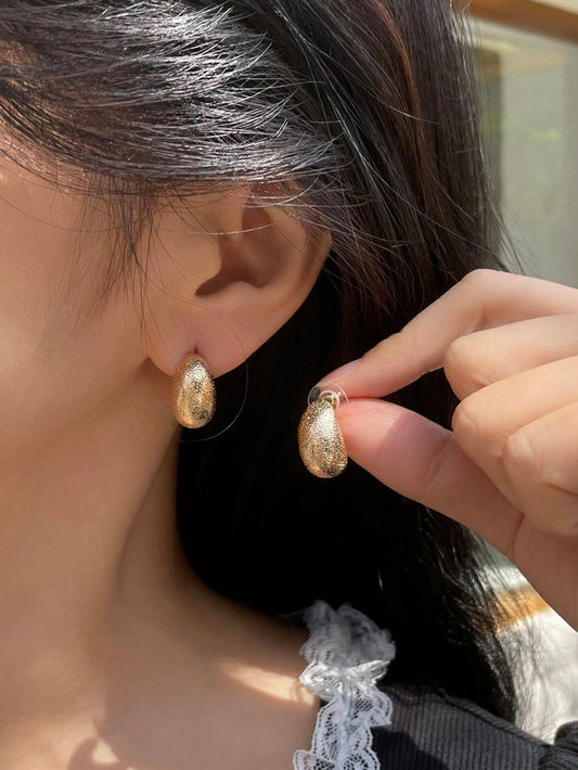 1pair Fashionable Women's Earrings Suitable For Daily Wear