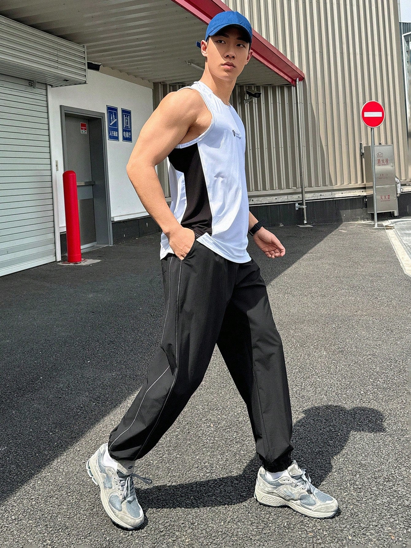 Men Summer Casual Loose Pants With Pockets And Drawstring Cuffs