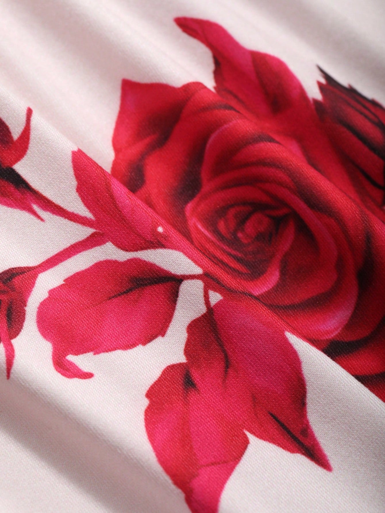Romantic Floral Printed Slim Fit Cami Sleep Dress