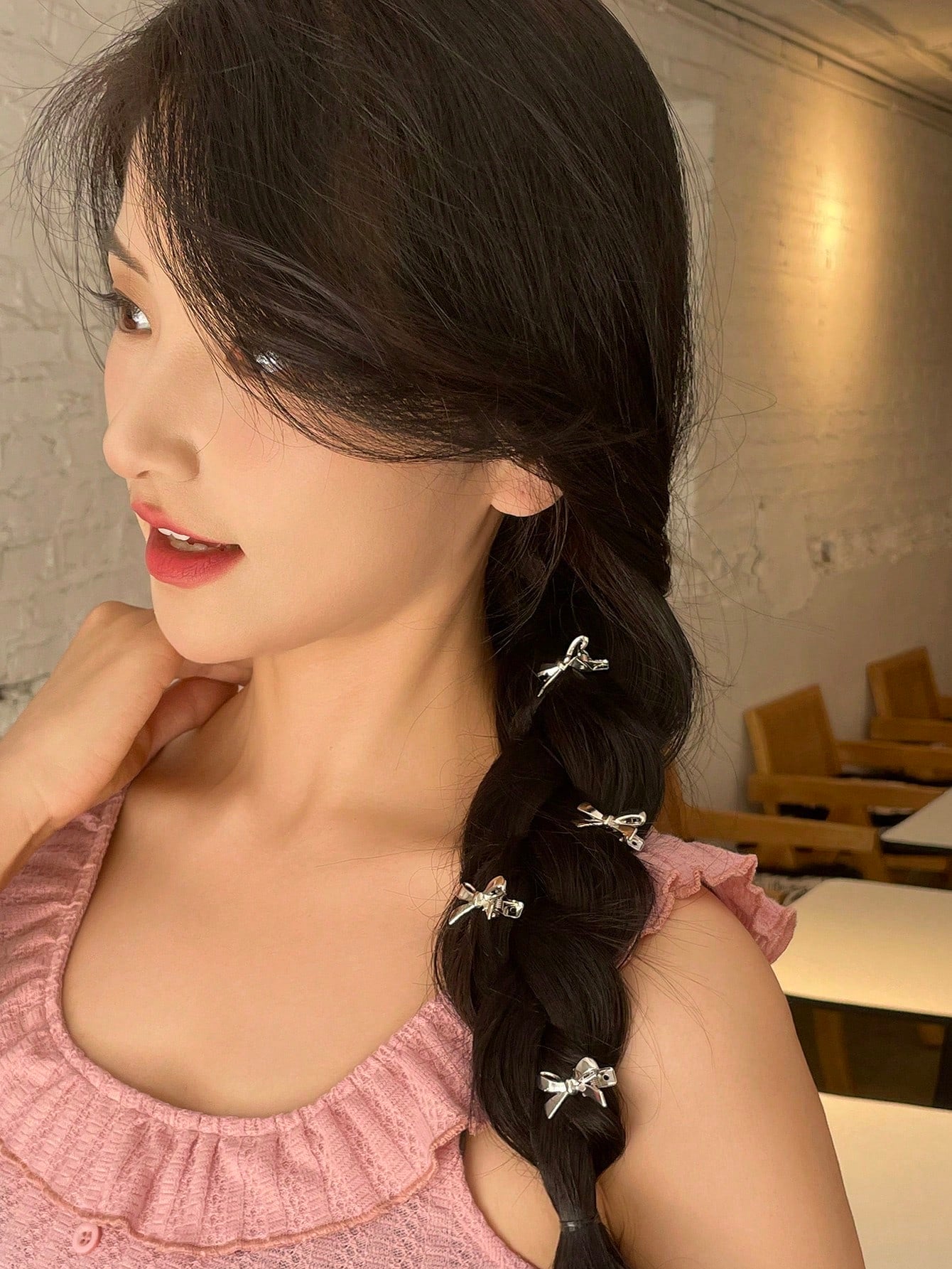 Butterfly-Shaped Hair Clips
