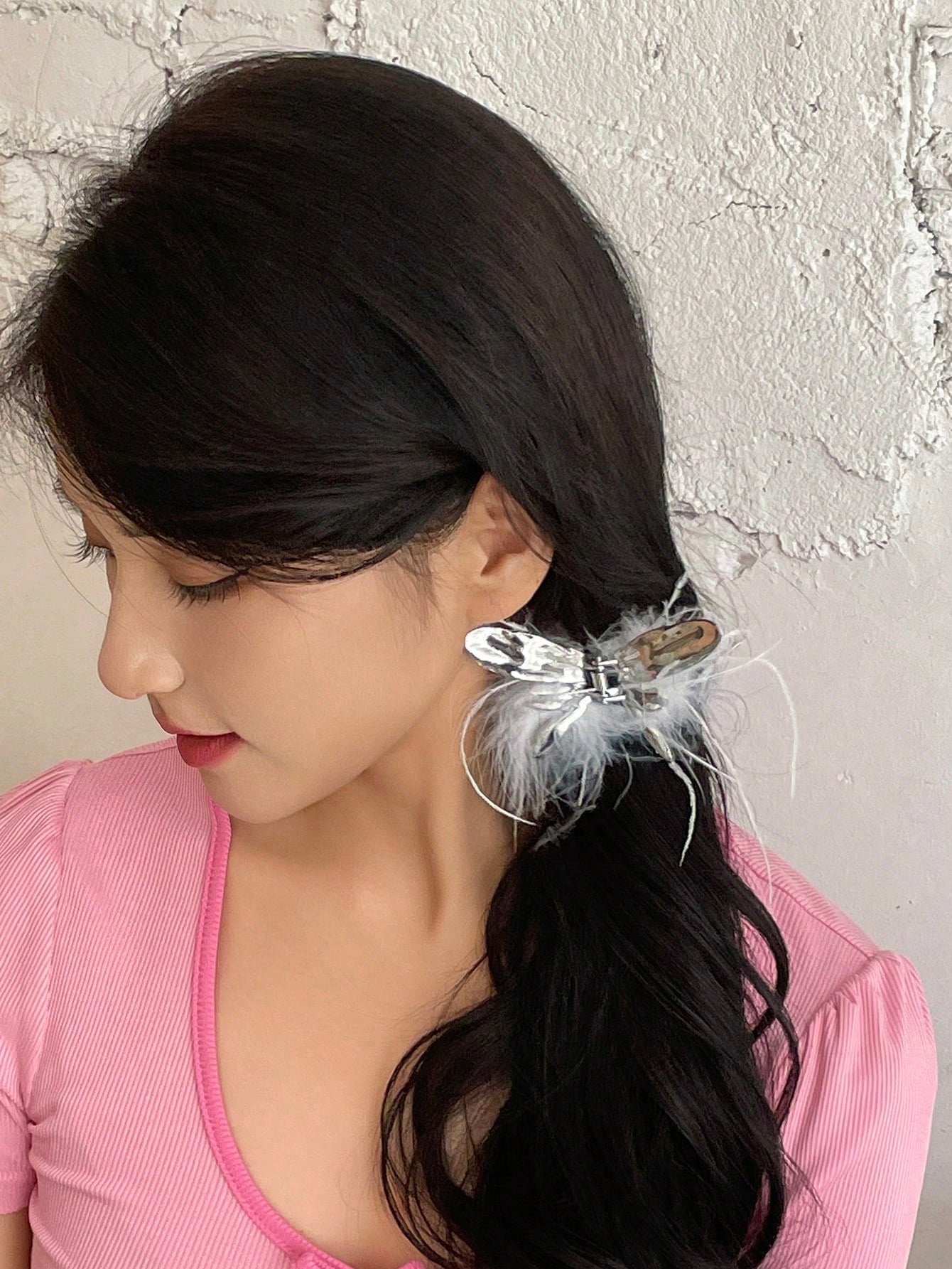 Women Plush Butterfly-Shaped Fashion Hair Claw