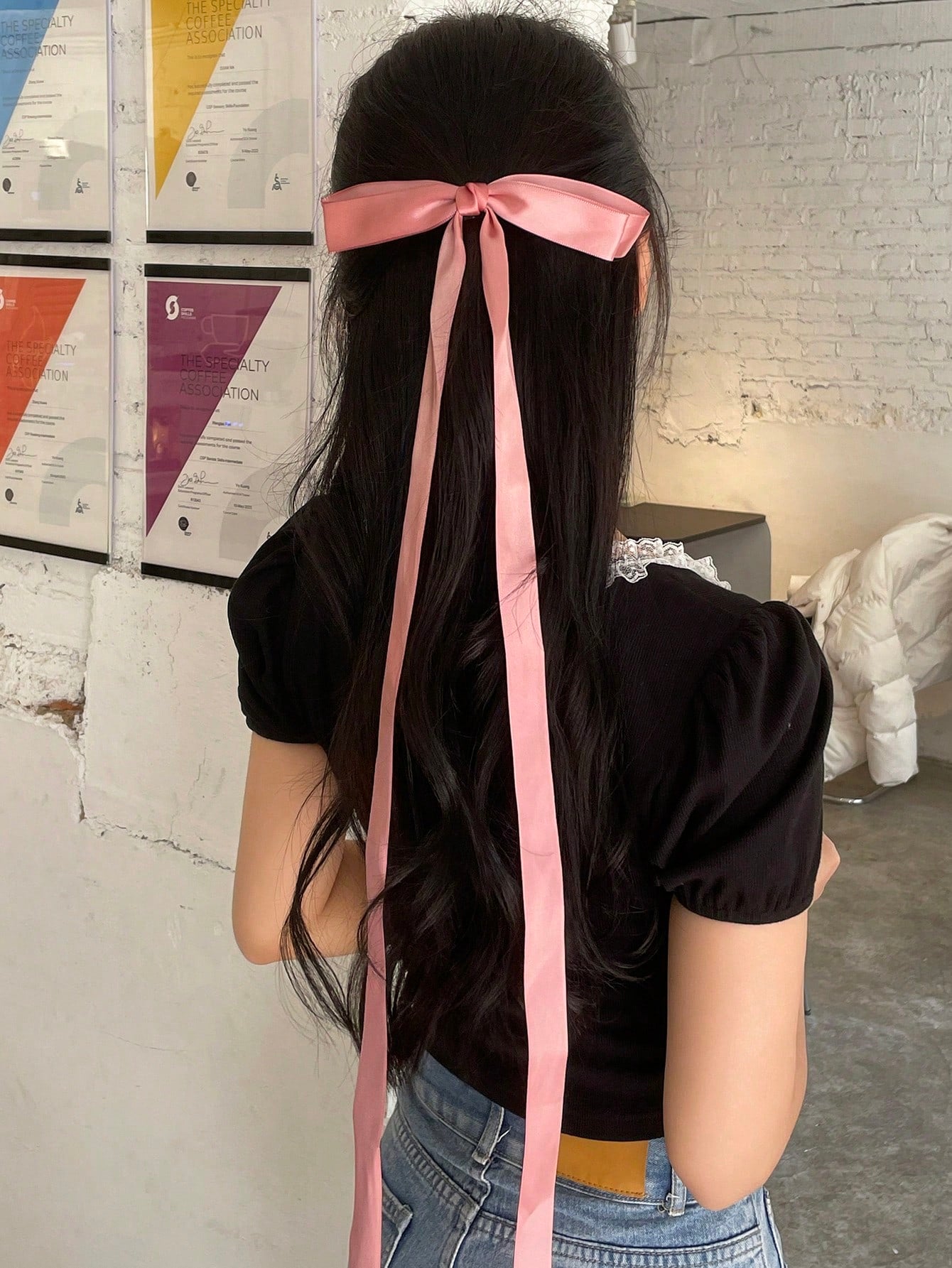Sweet Lady All-Match Bow Ribbon Hair Clip