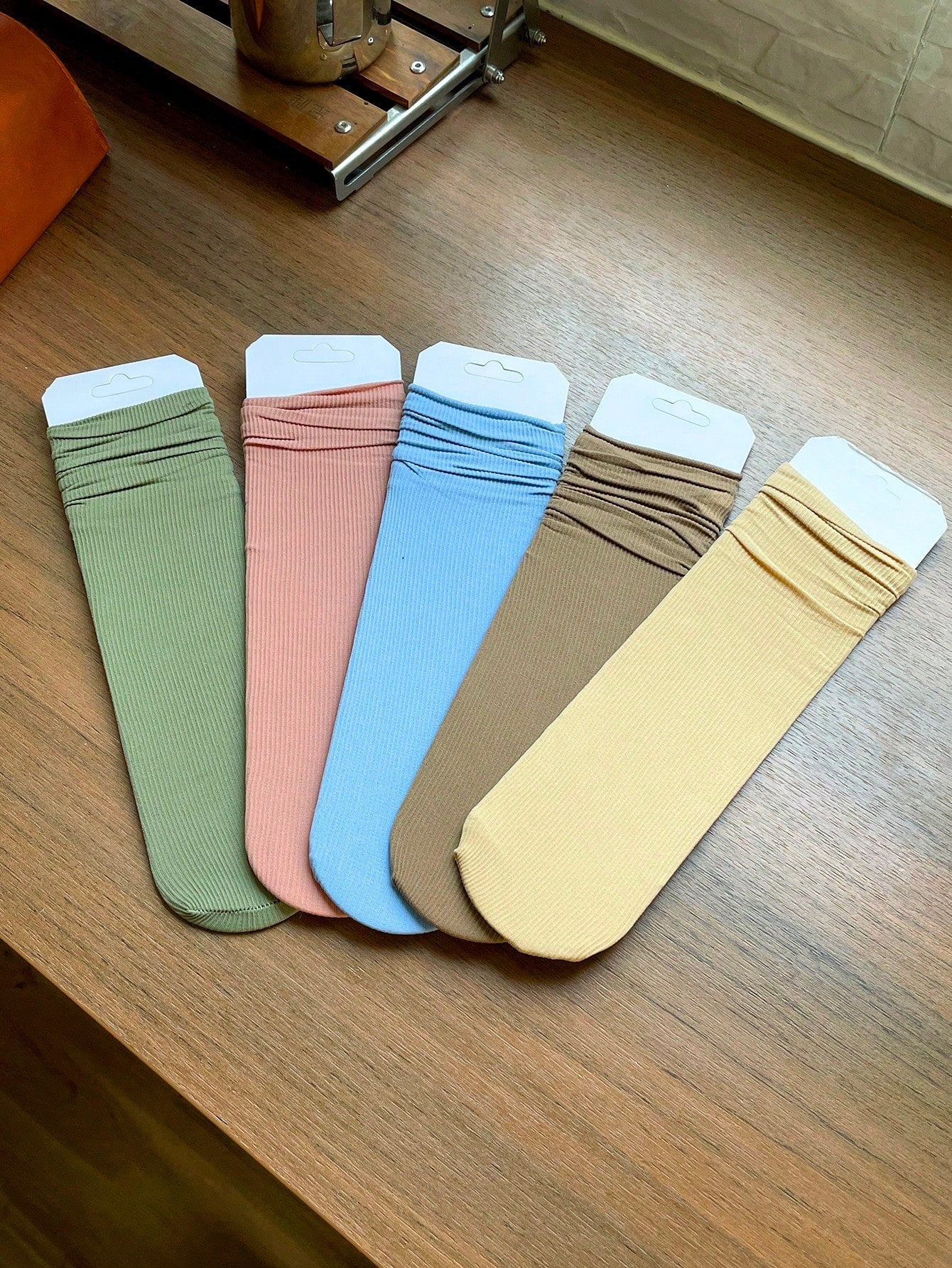 Seamless Colorful Icing Silk Stockings - 5