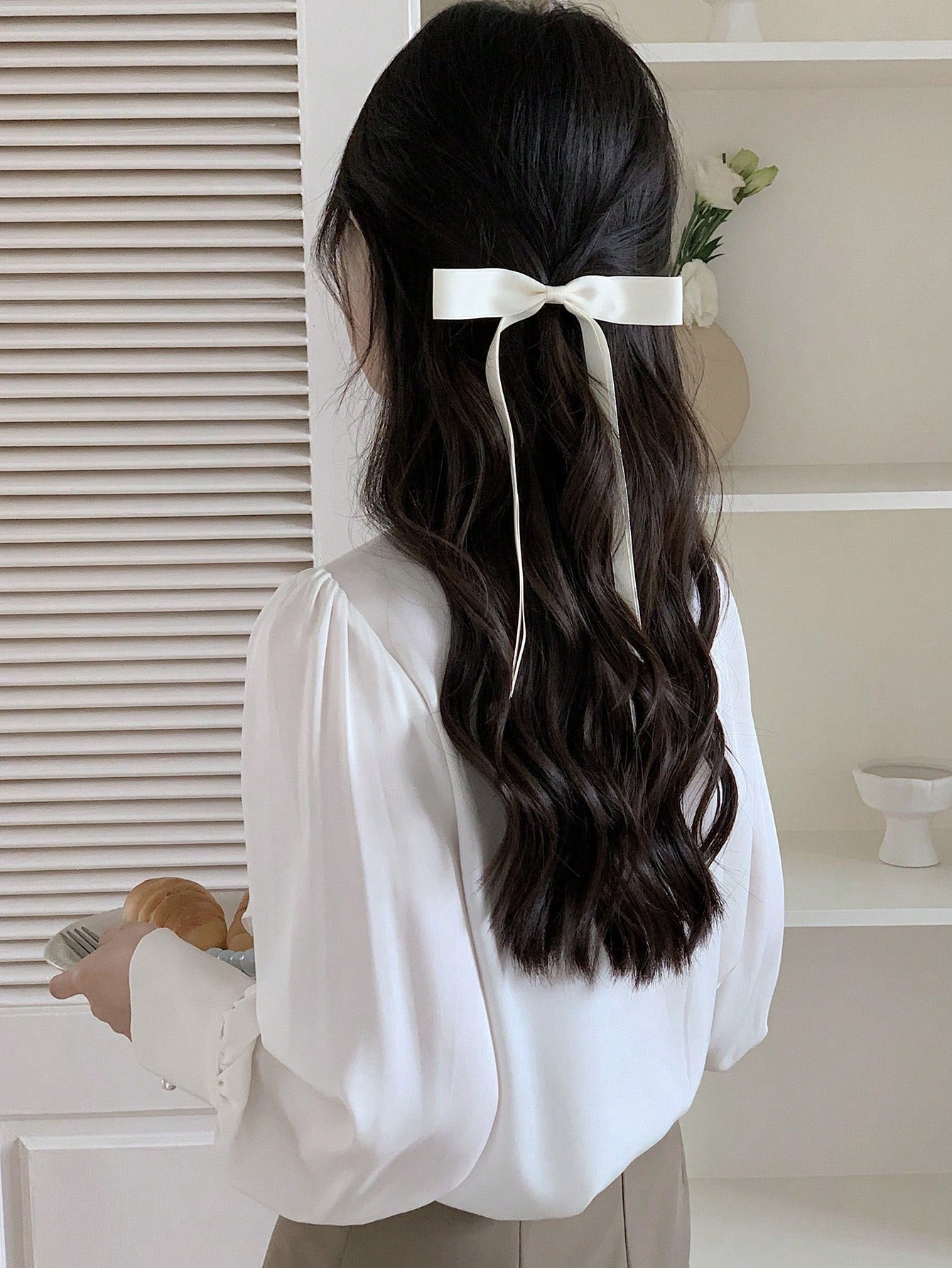 Bow Design Everyday Hair Clip -2pcs
