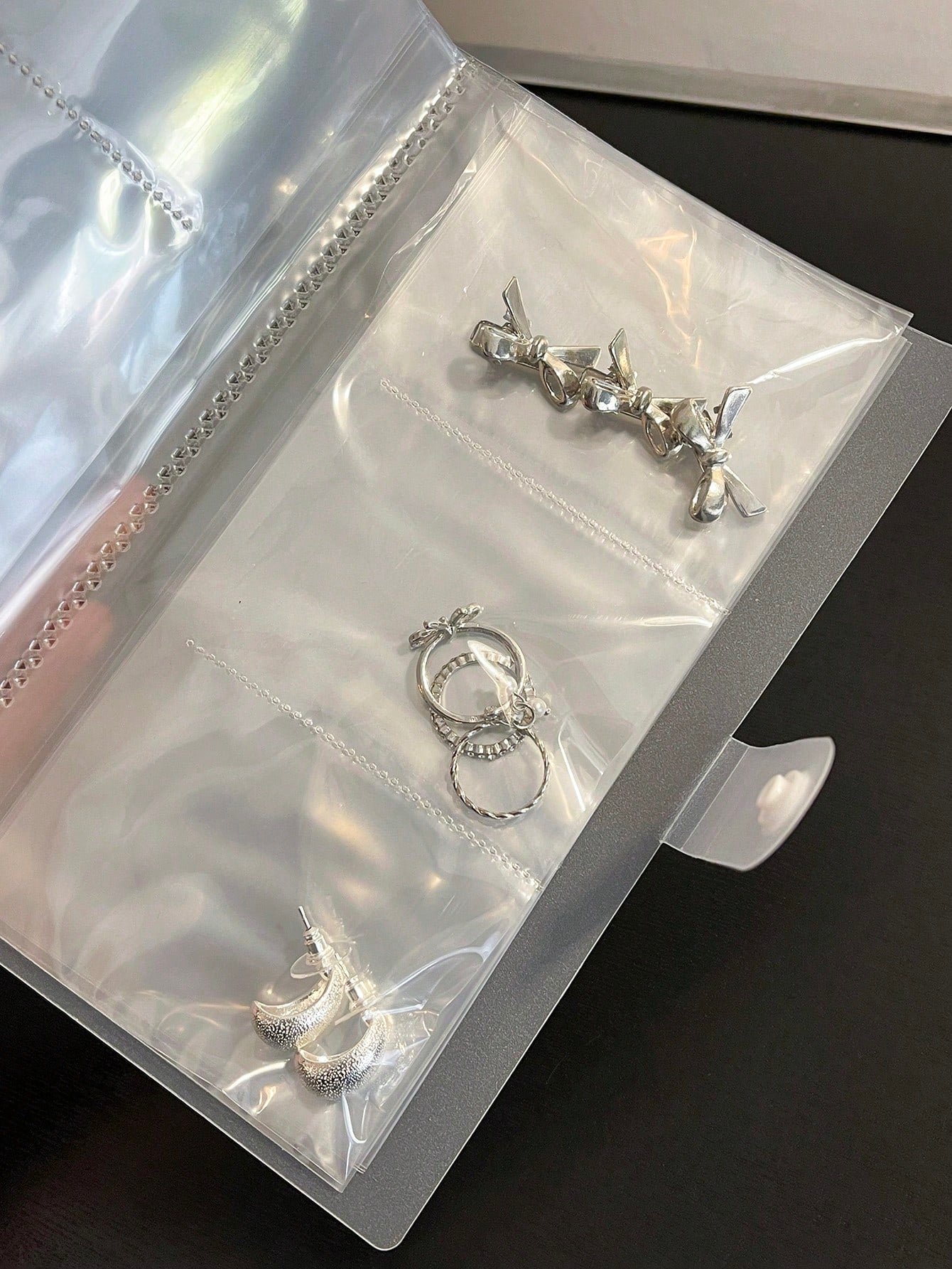 1pc Minimalist Jewelry Storage Roll Bag