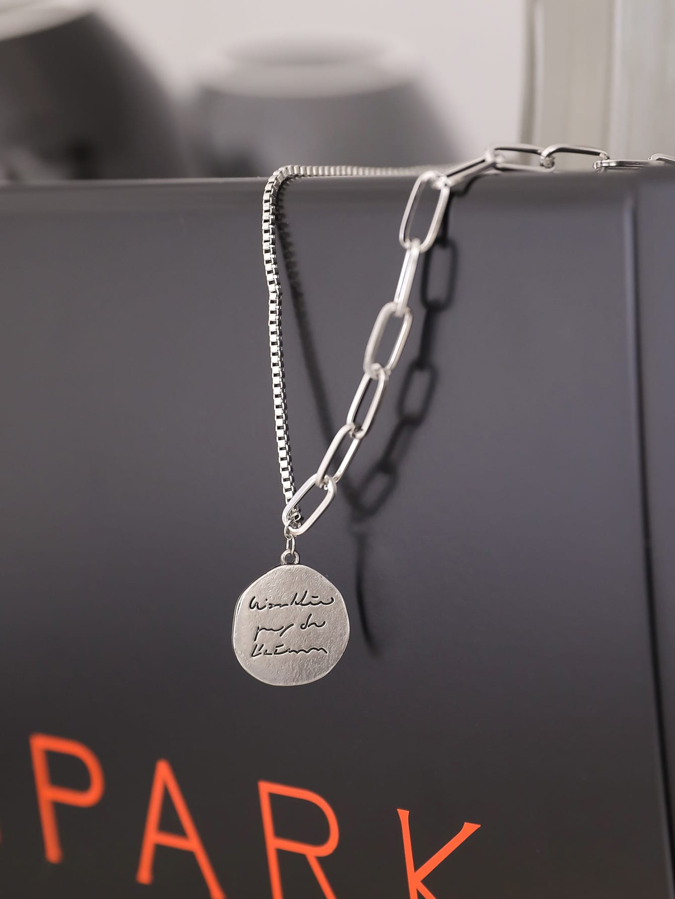 Disc Charm Necklace
