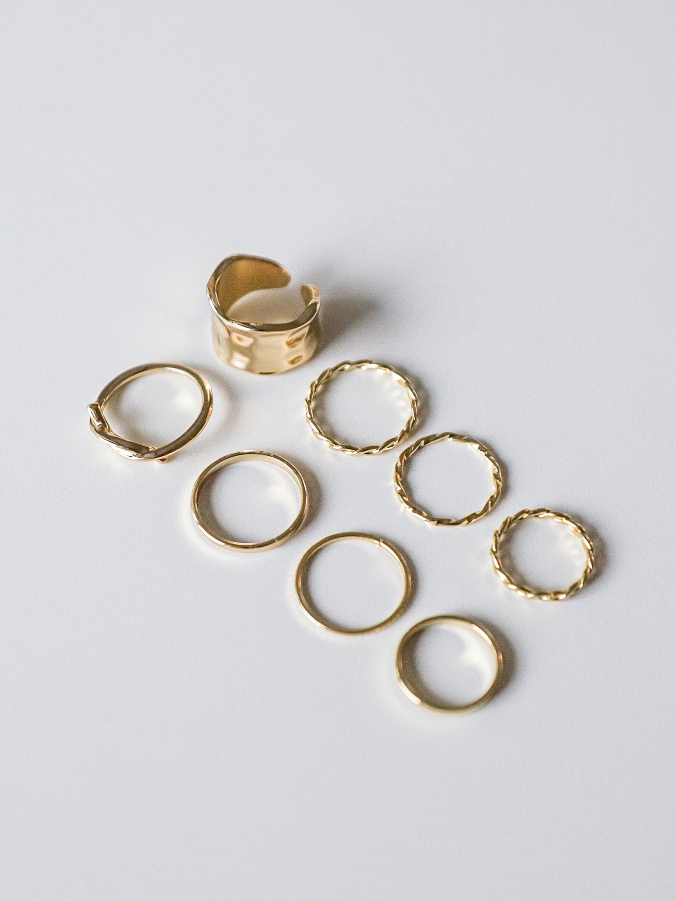8pcs Minimalist Ring