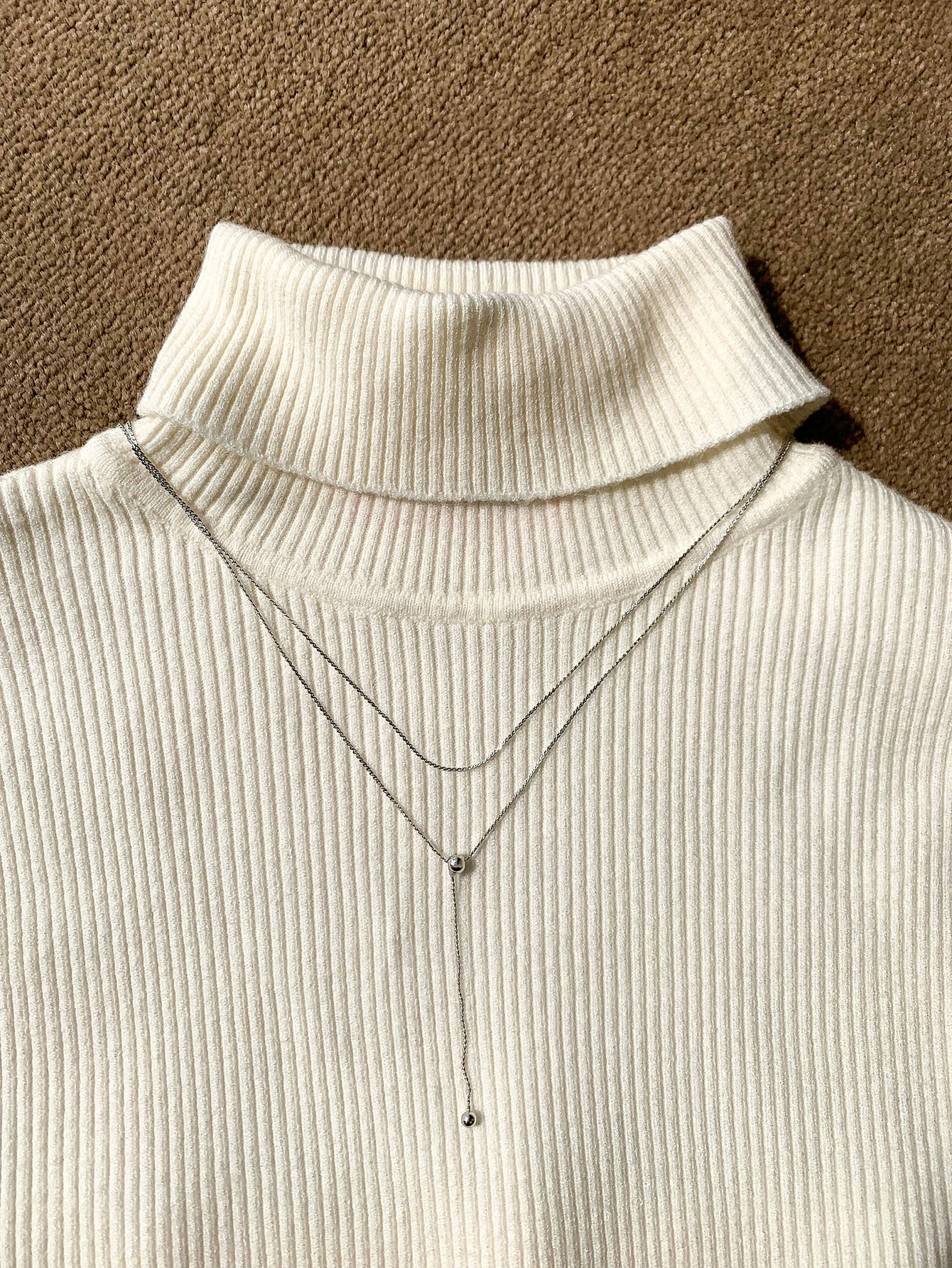 Bead Decor Layered Necklace