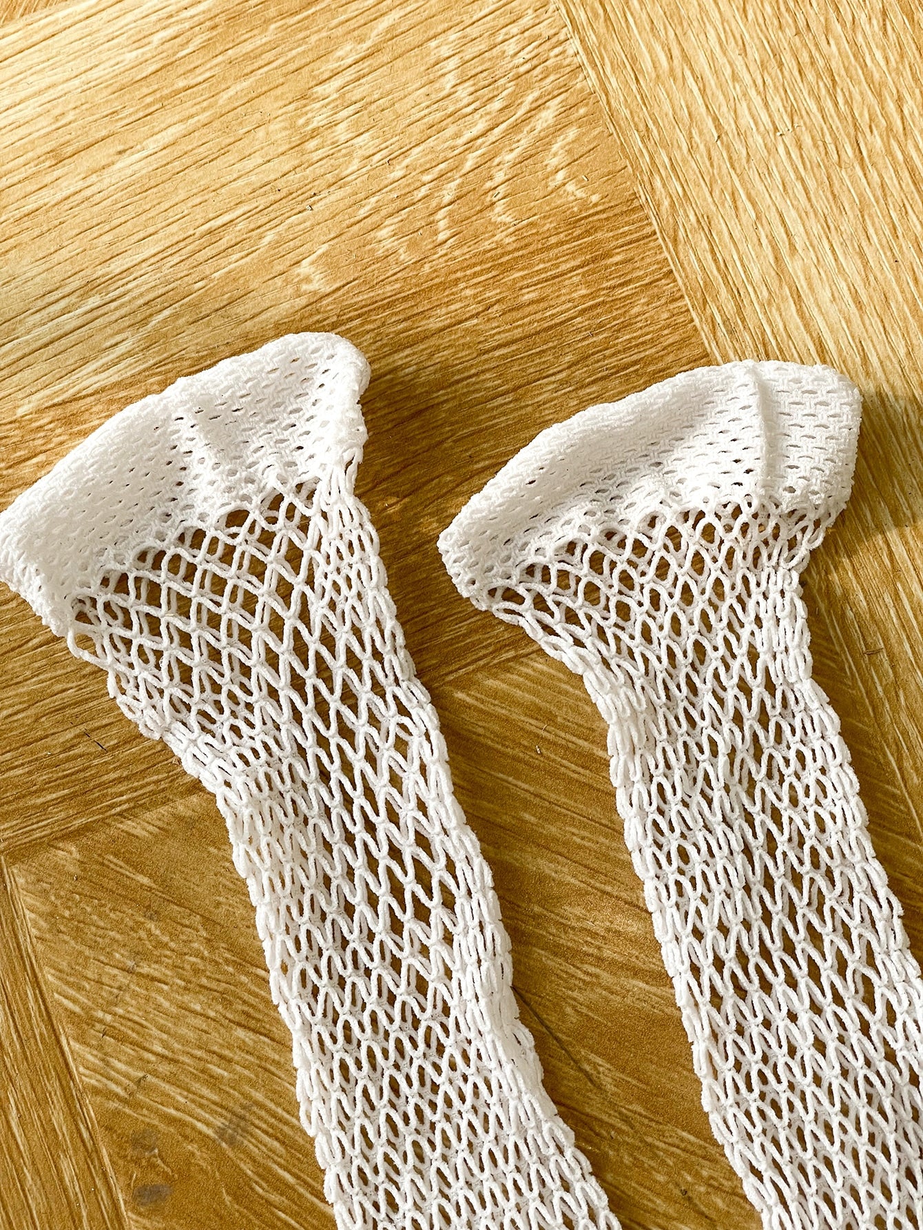 Solid Fishnet Socks