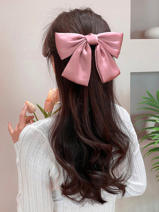 Bow Knot Decor Hair Clip Cute