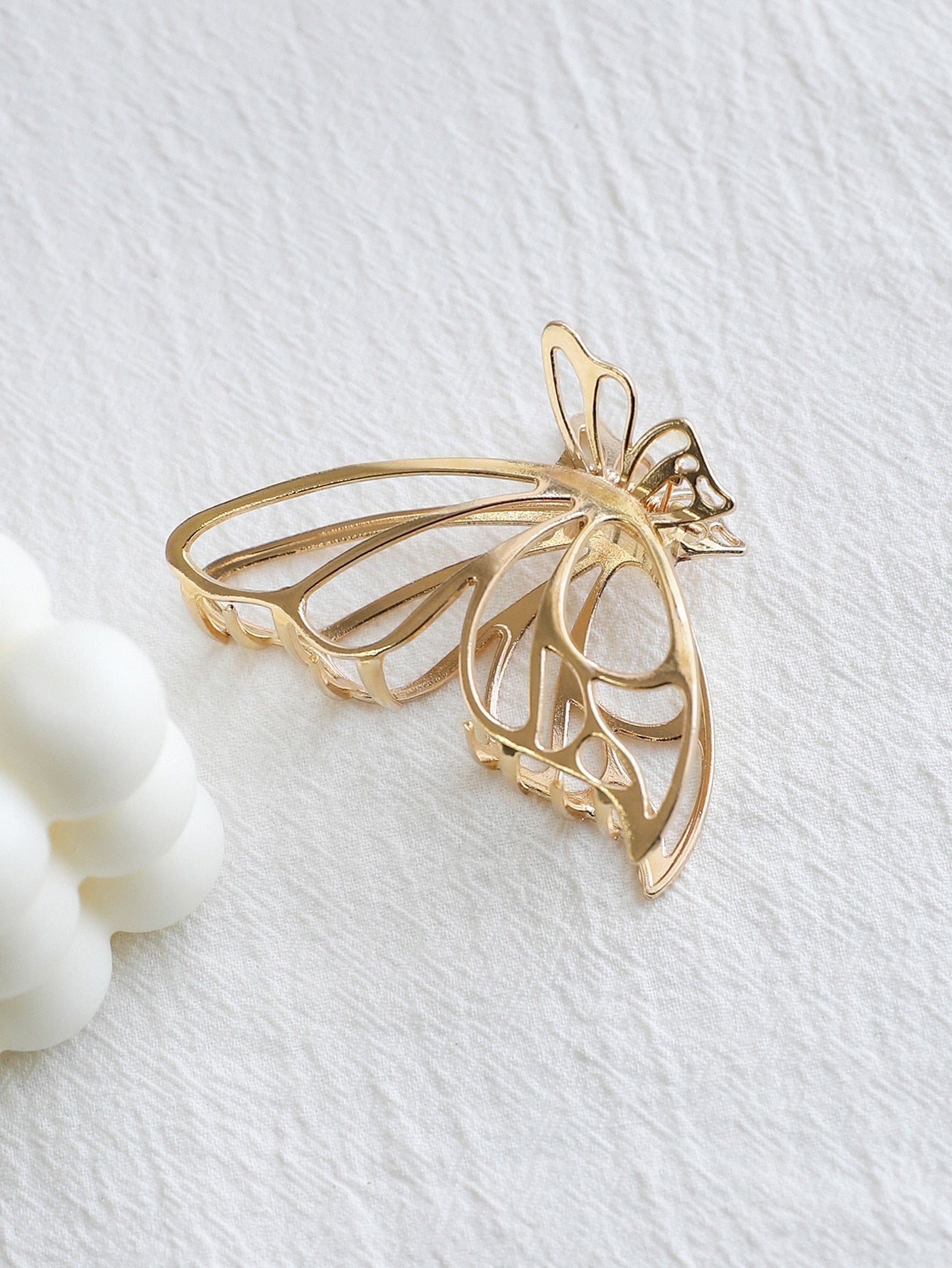 Butterfly Design Hair Claw Elegant