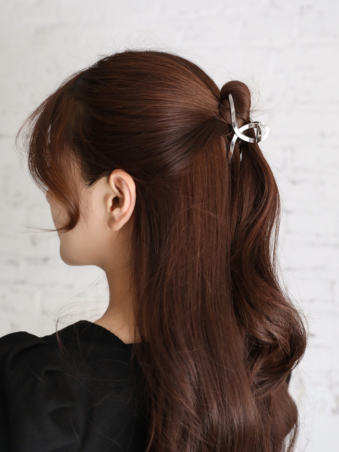 Solid Hair Claw For Daily Use For Girls Hairstyles Casual