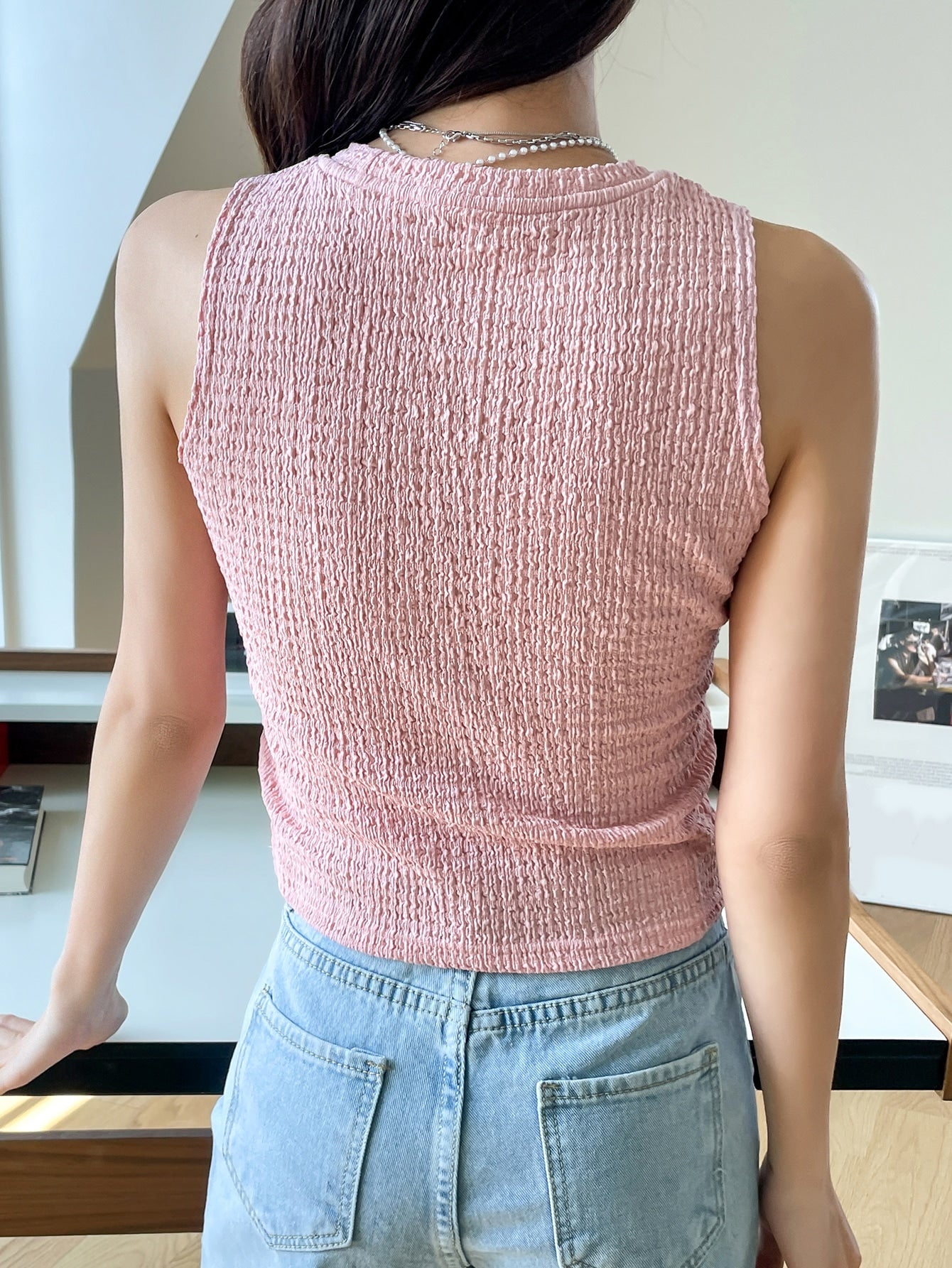 Solid Textured Tank Top