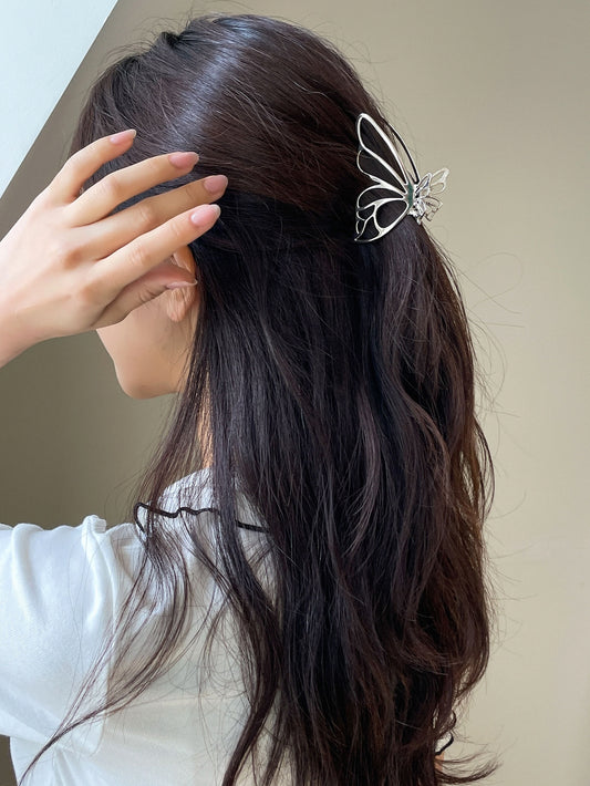 Butterfly Design Hair Claw Street
