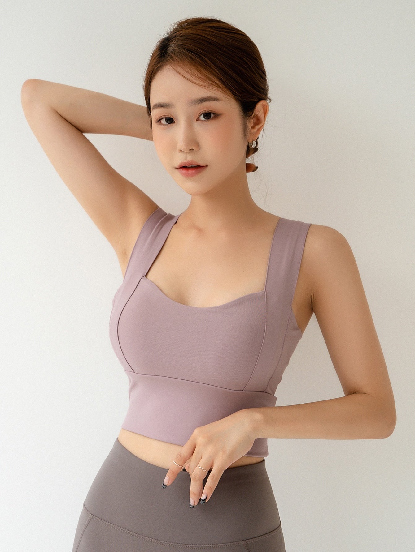 Solid High Support Sports Bra