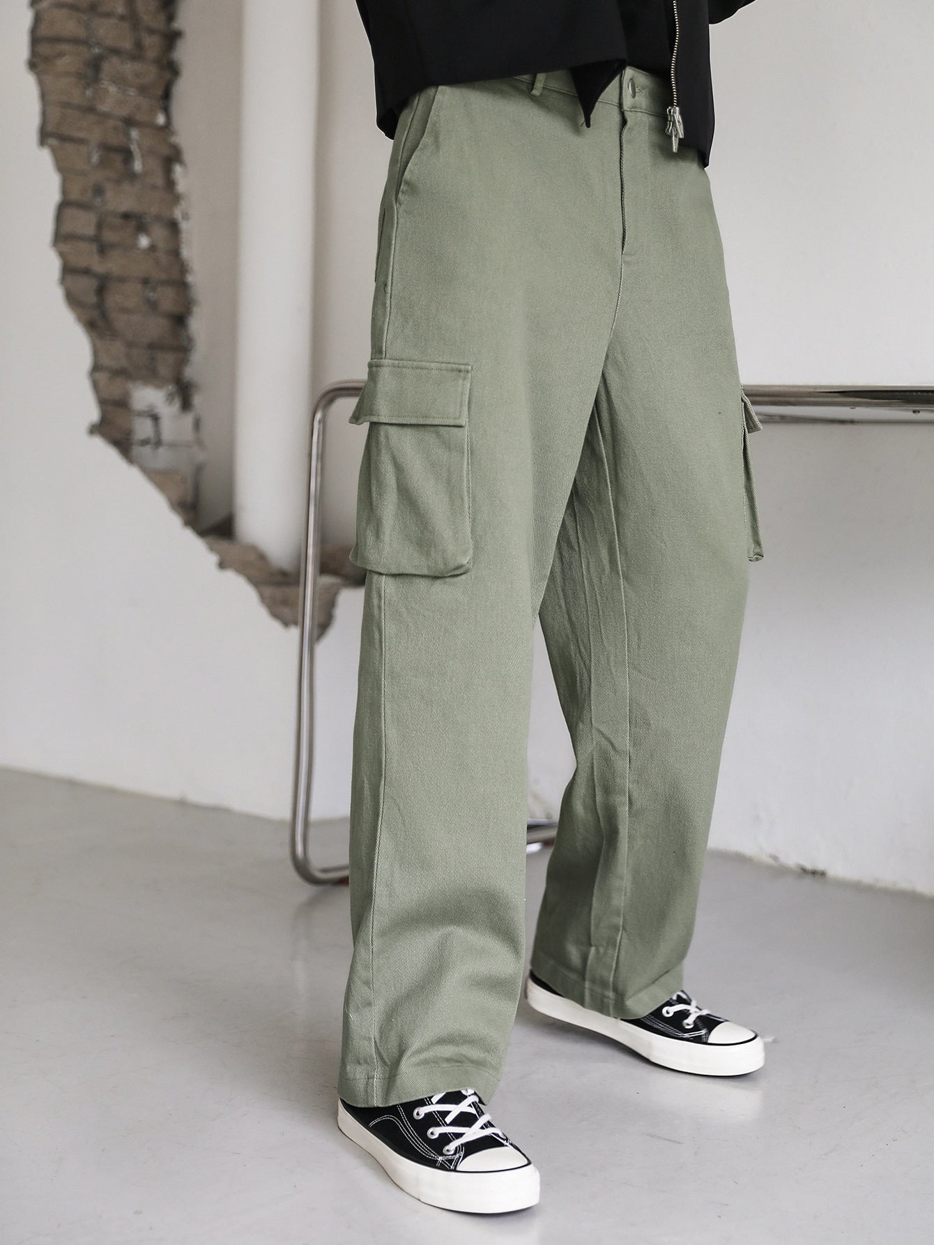 Men Flap Pocket Side Cargo Pants – DAZY