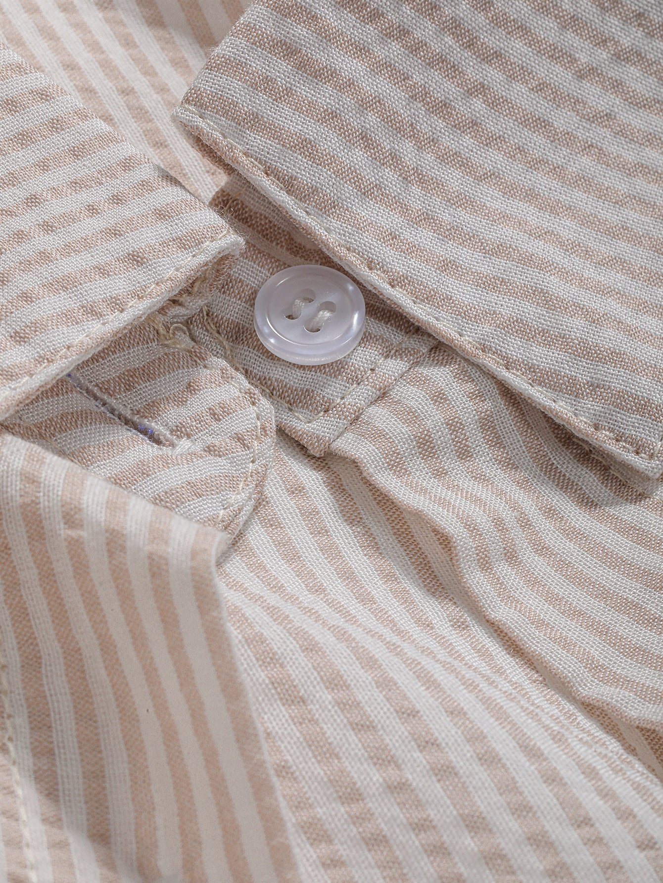 Striped Print Drop Shoulder Shirt