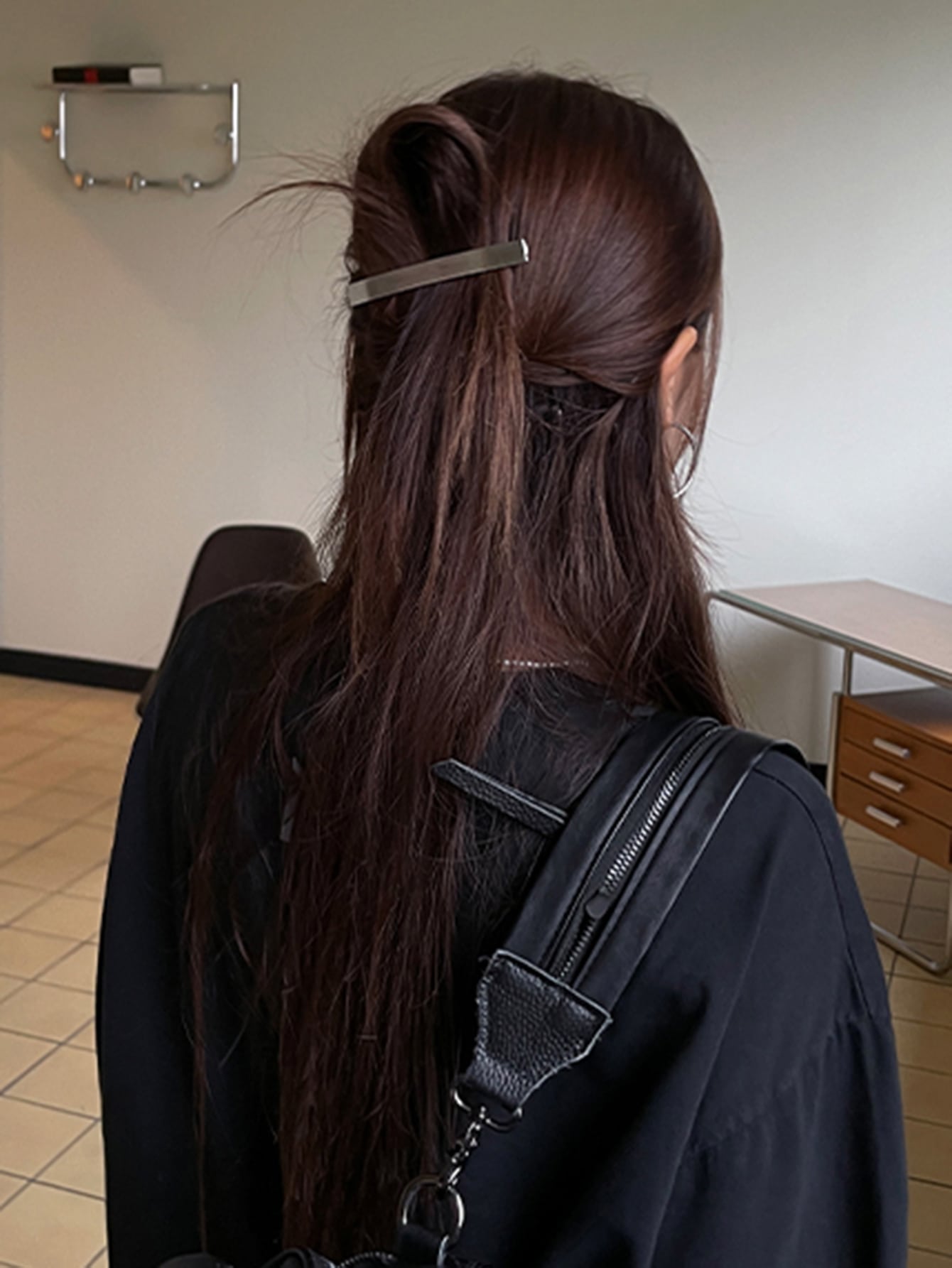 Solid Hair Clip For Daily Use For Girls Hairstyles Casual Street