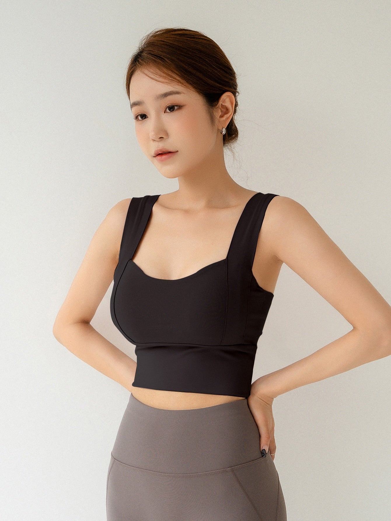 Solid High Support Sports Bra
