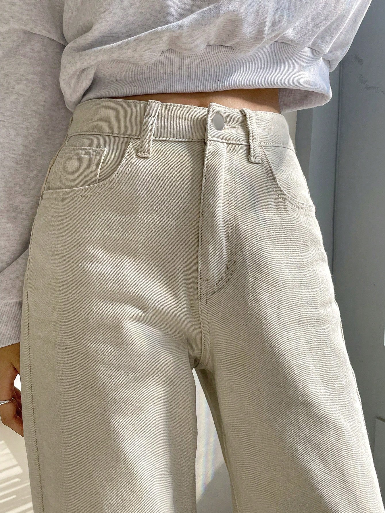 Slant Pocket Boyfriend Jeans