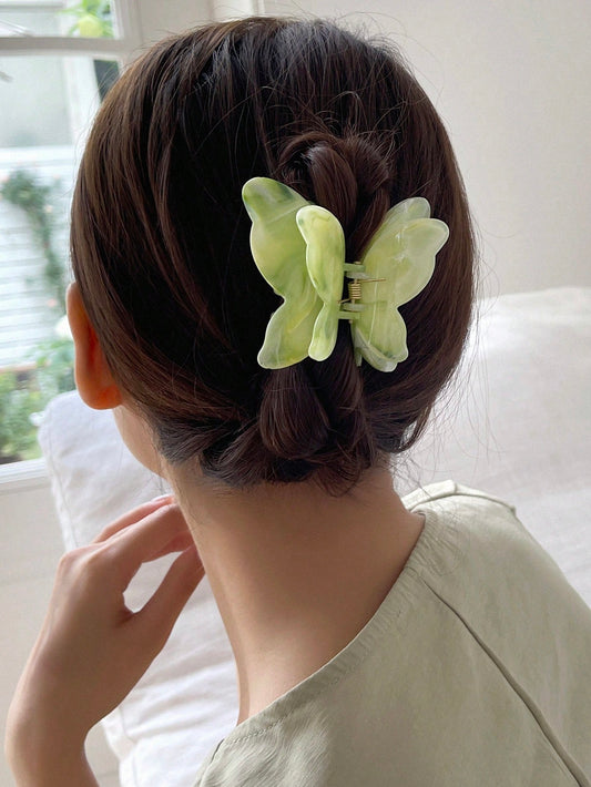 1pc Women Butterfly Design Fashion Hair Claw For Hair Decoration Elegant