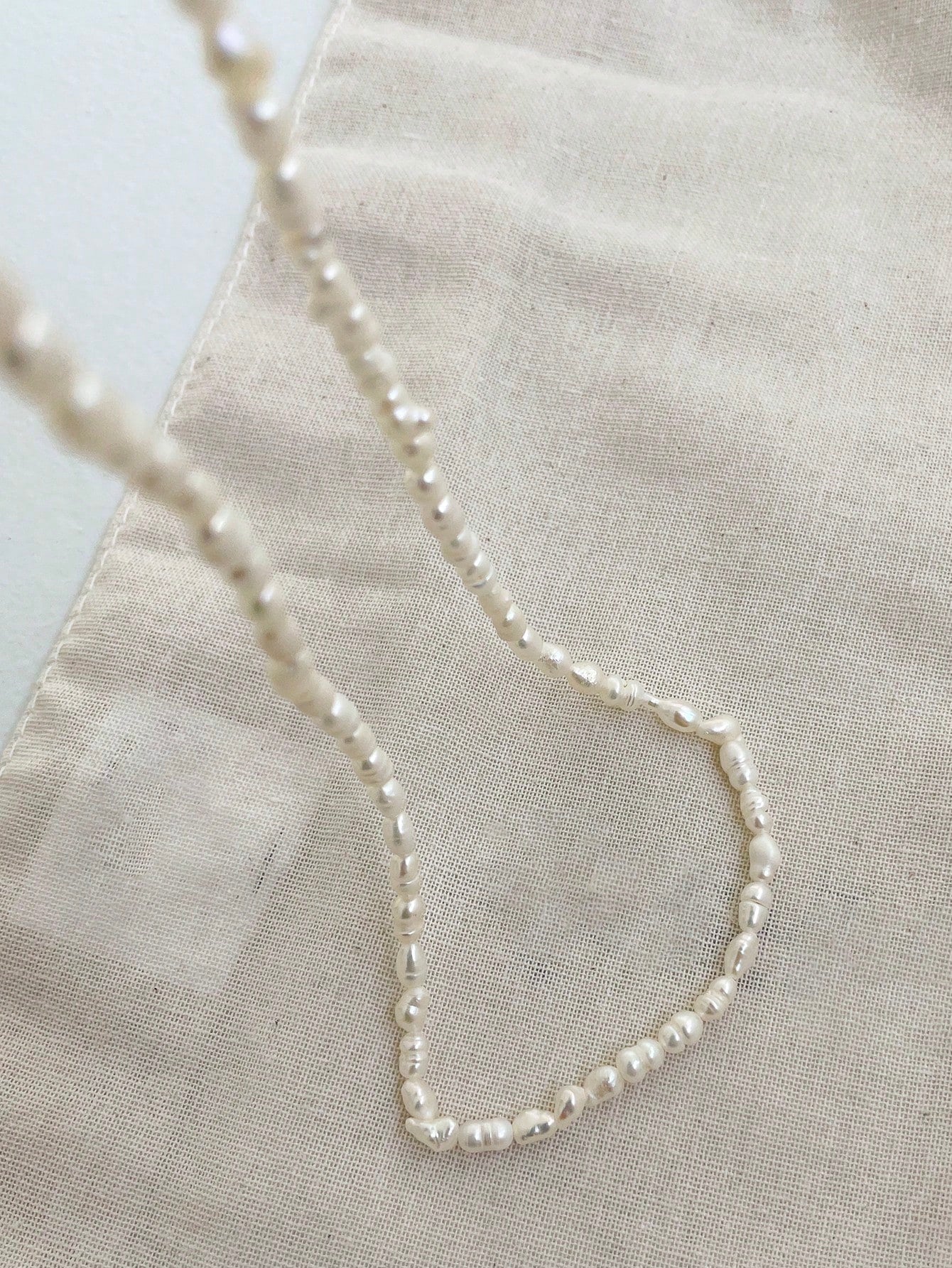 1pc Elegant Faux Pearl Beaded Necklace For Women For Banquet