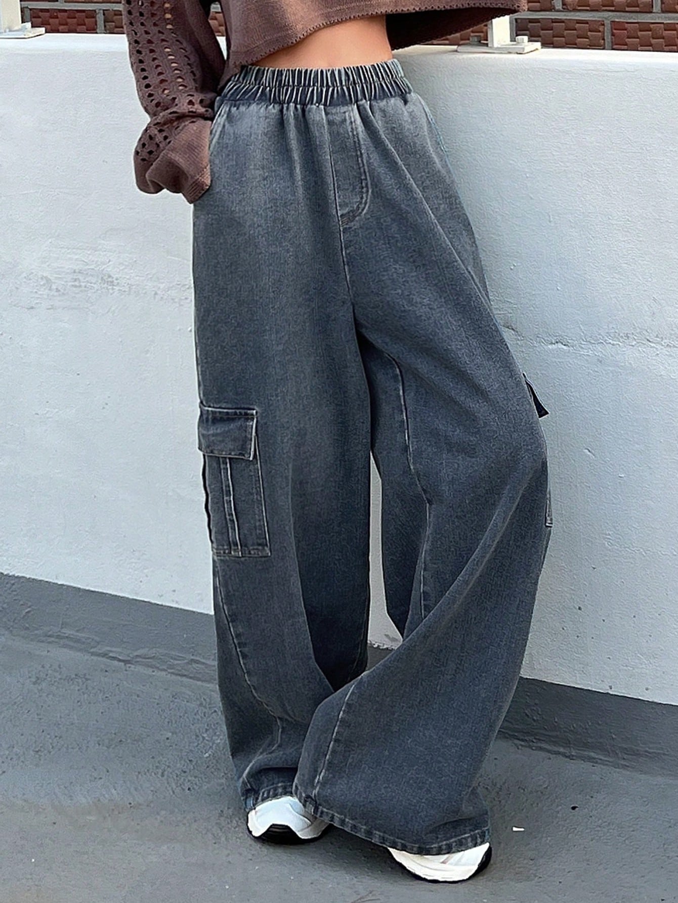 Flap Pocket Side Cargo Jeans – DAZY