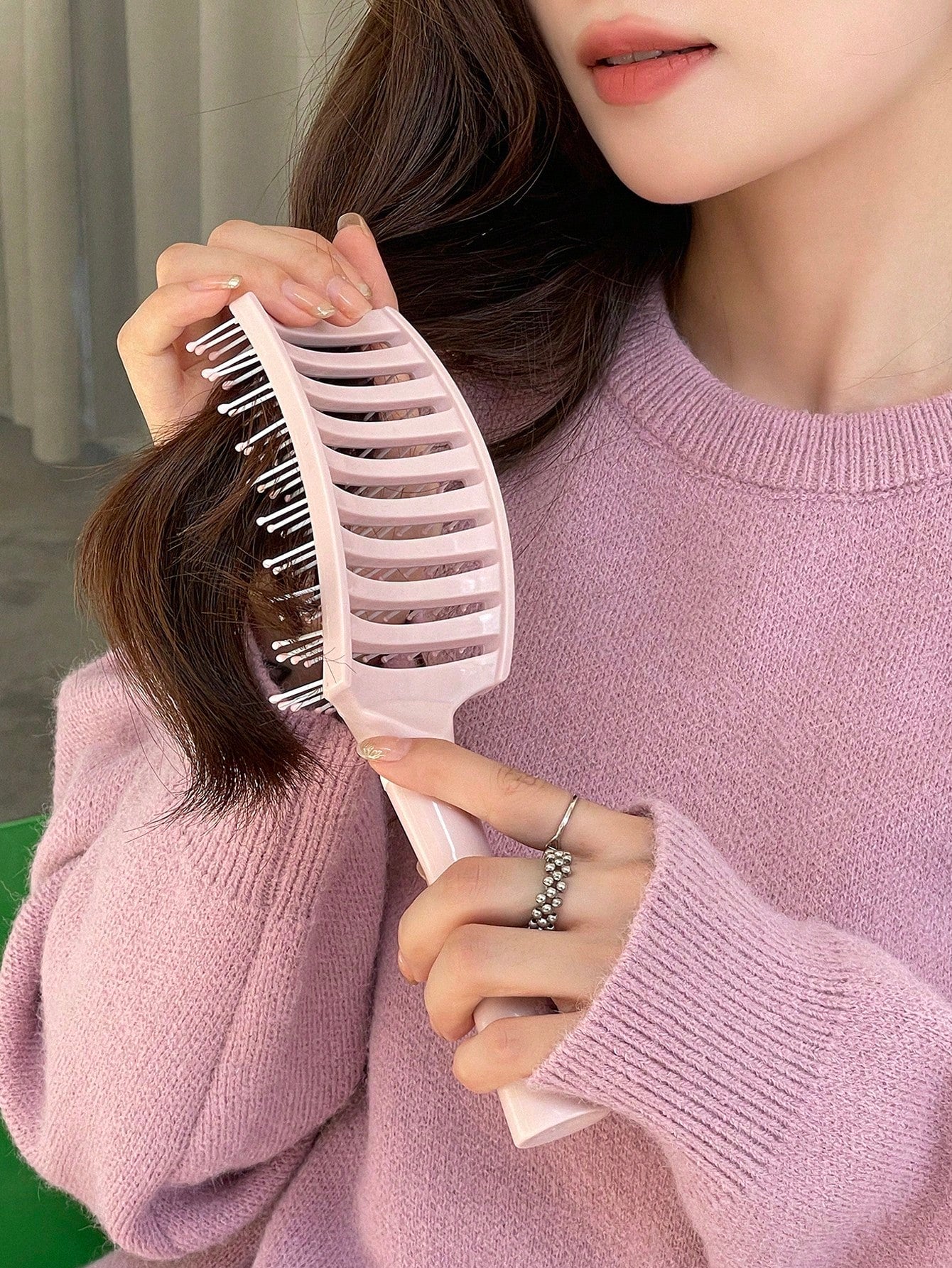 1pc Pink Plastic Comb Black Friday