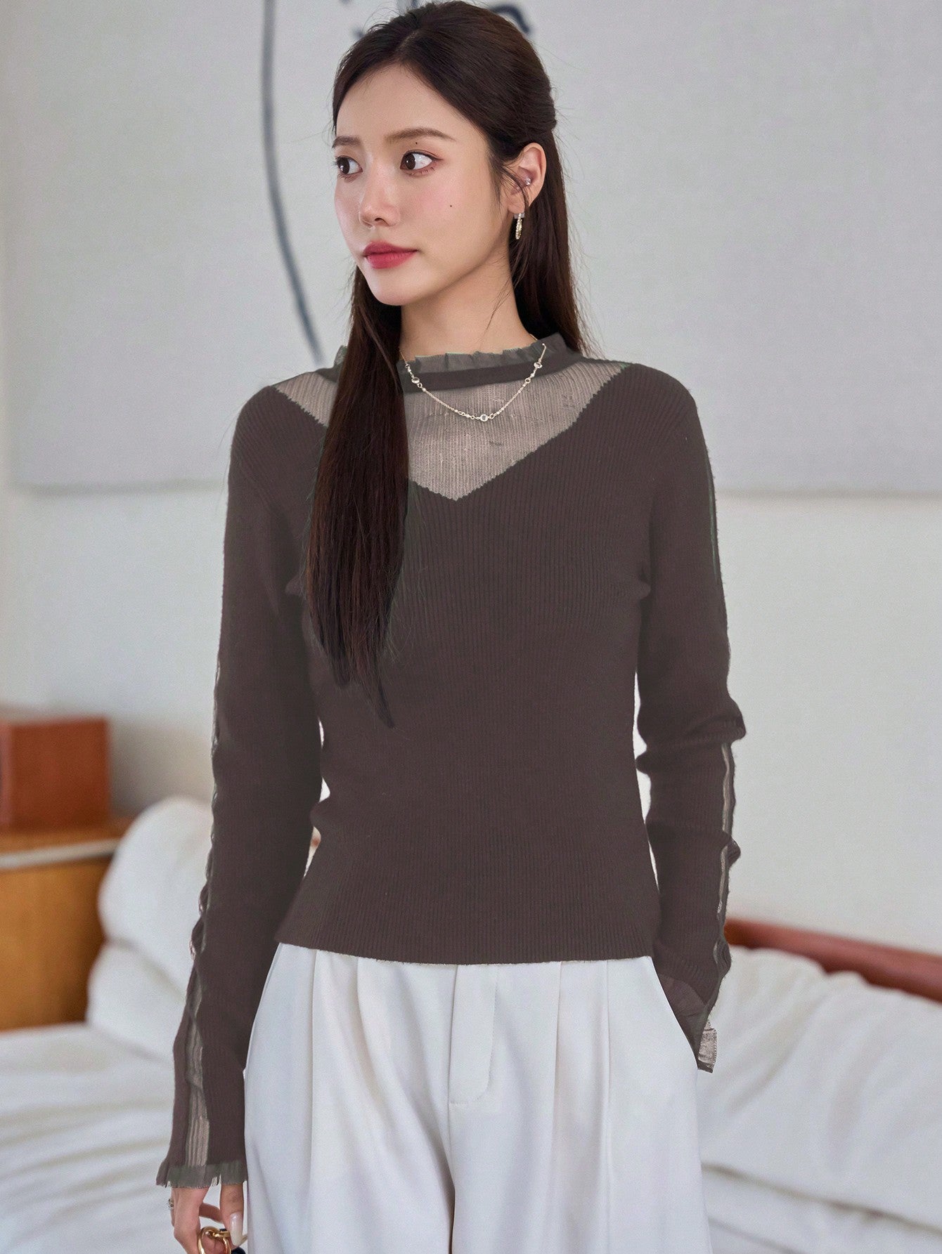 High Neck Slim Fit Long Sleeve Sweater Reviews