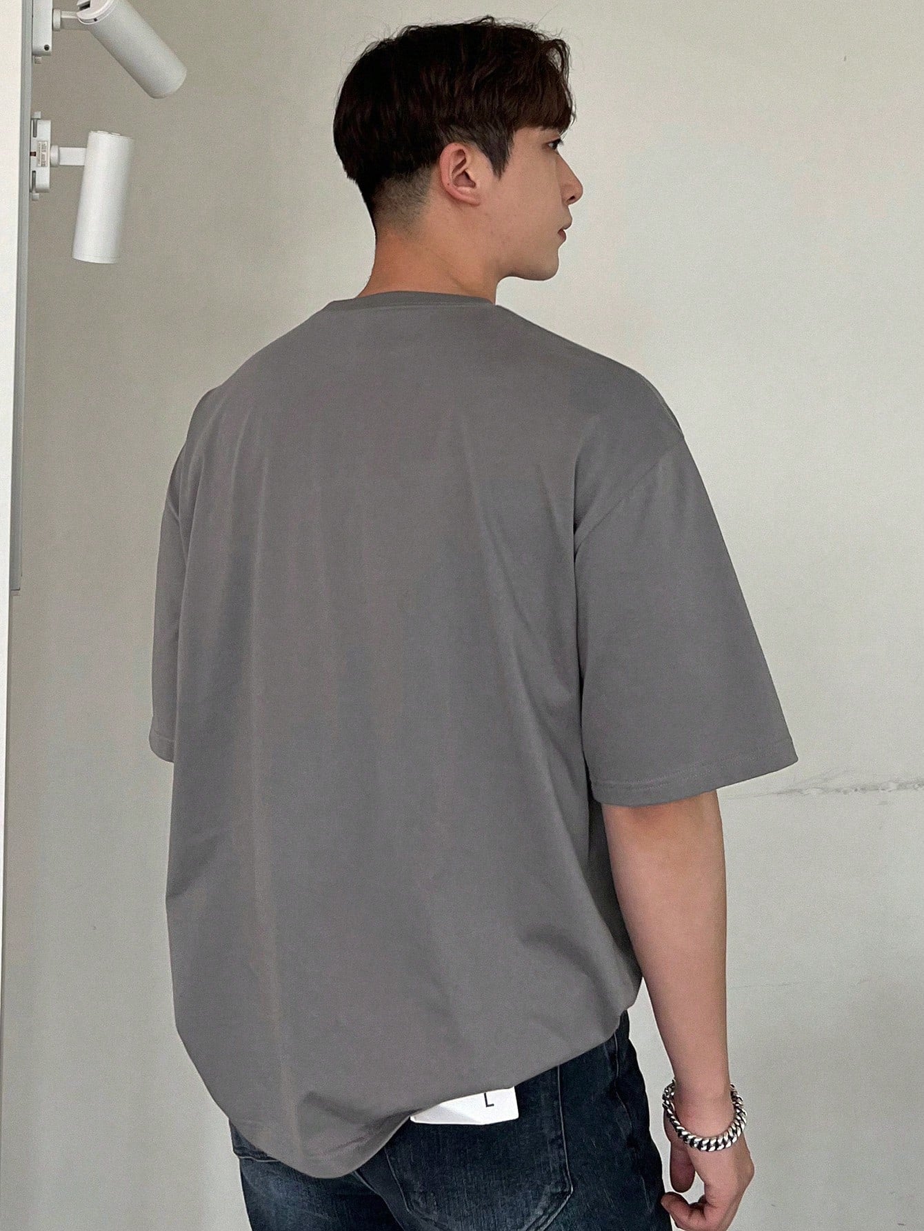 Men'S Letter Printed Short Sleeve T-Shirt