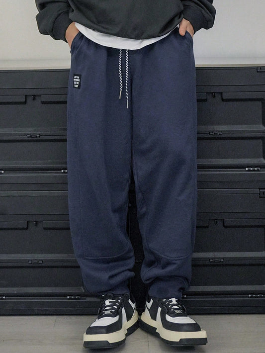 Men's Sport Pants With Elastic Cuff And Drawstring, Autumn & Winter