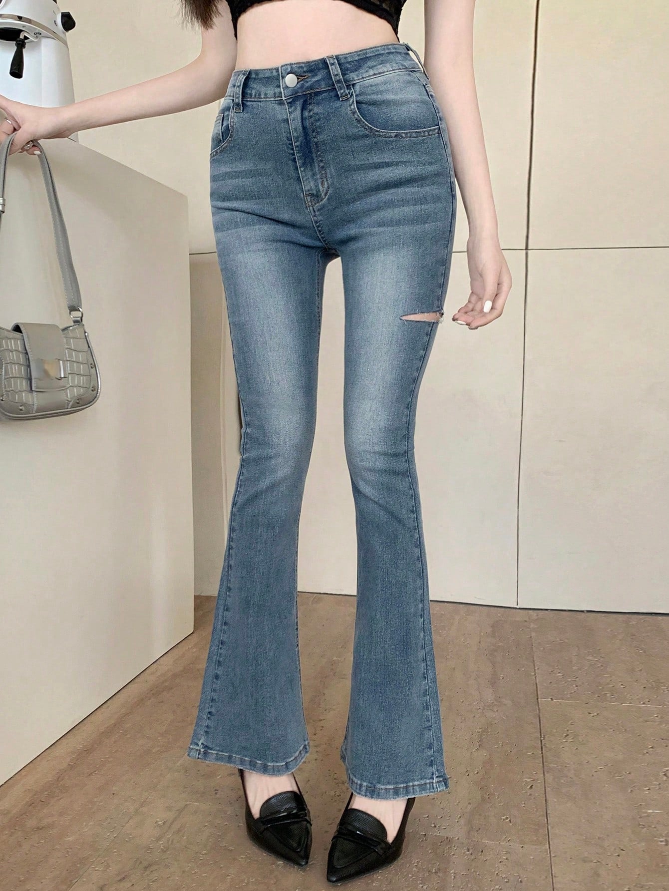 Women's Retro Flare Jeans
