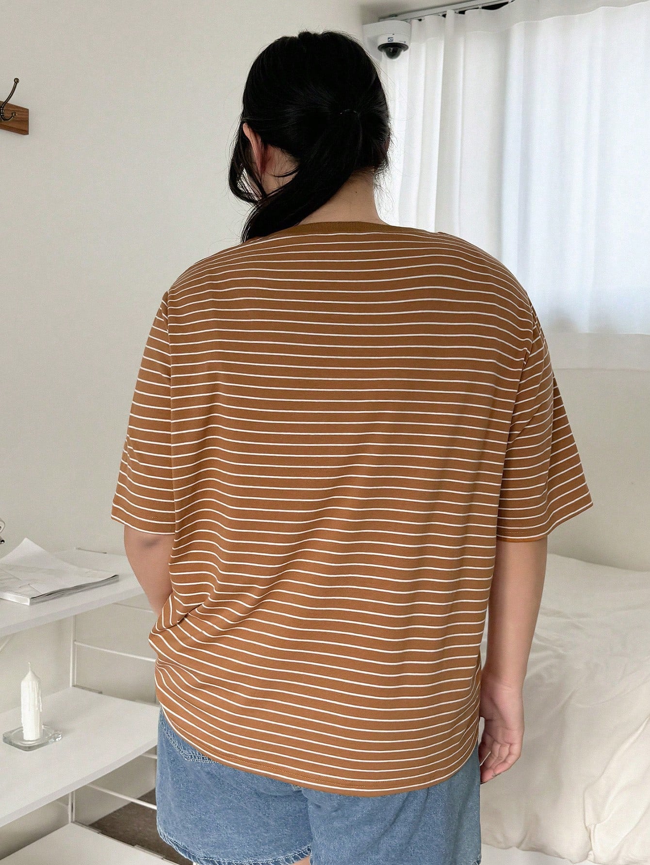Loose Striped Short Sleeve T-Shirt
