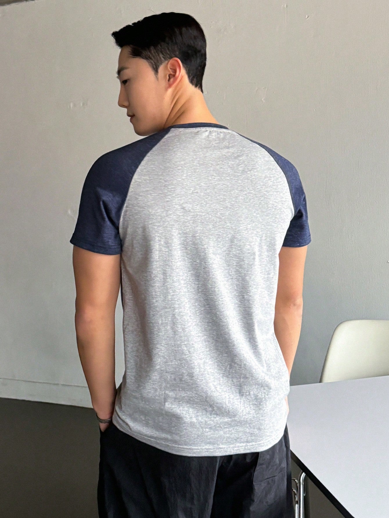 Men's Color Block Splicing Summer T-Shirt