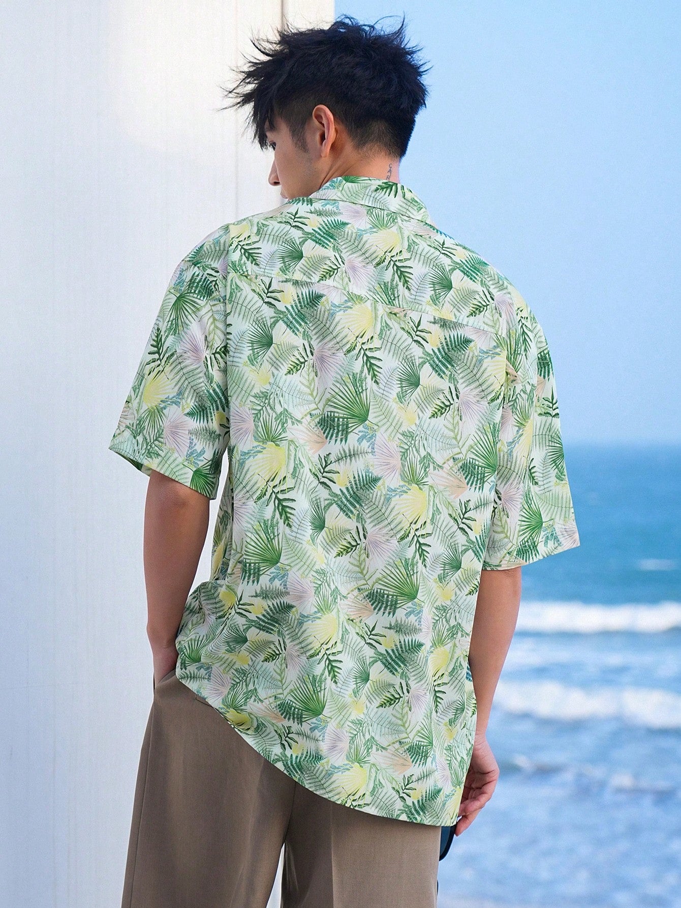 Men's All-Over Printed Summer Shirt